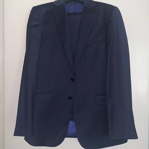 Charles Tyrwhitt navy blue jacket and pants